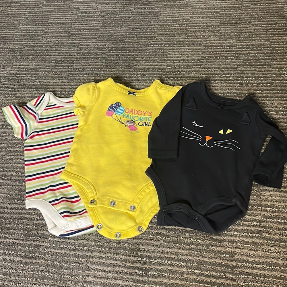 Lot of 3 onesies